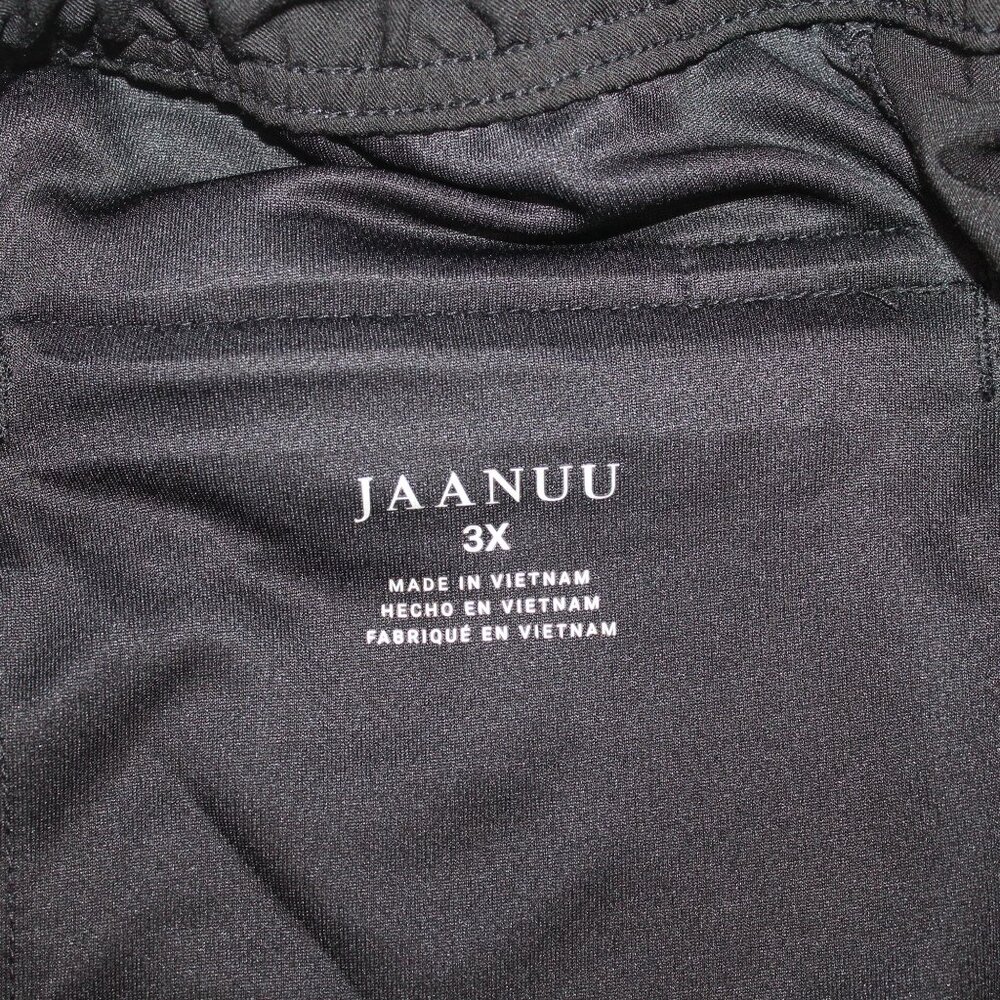 Jaanu Womens 3XL 5 Pocket Jogger Scrub Pants Black Elastic Drawstring Medical - Picture 14 of 15